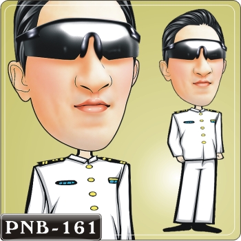 人像漫畫 海軍大禮服Q版畫 PNB-161